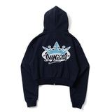 King Logo Front Zip Hoodie