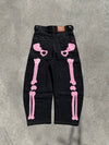 Bone Hand Denim pants (Glow in the Dark)