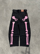 Bone Hand Denim pants (Glow in the Dark)