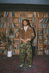 reversible fur flight jacket