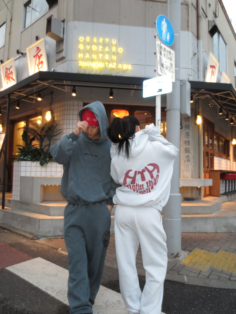 vintage like Heart Logo Hoodie