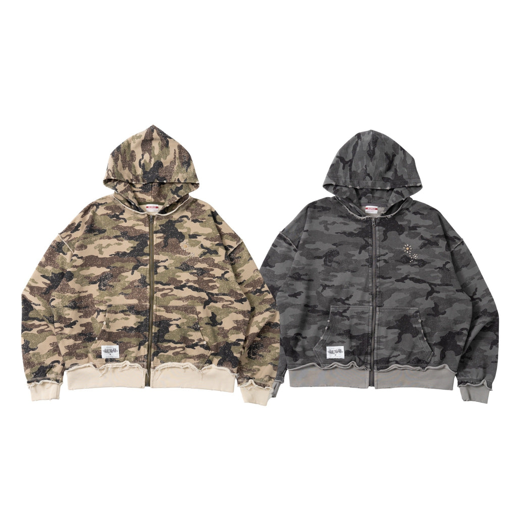 ORIGINAL CAMOUFLAGE ZIP HOODIE – YZ