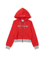 BICOLOR HEART LOGO HOODIE 