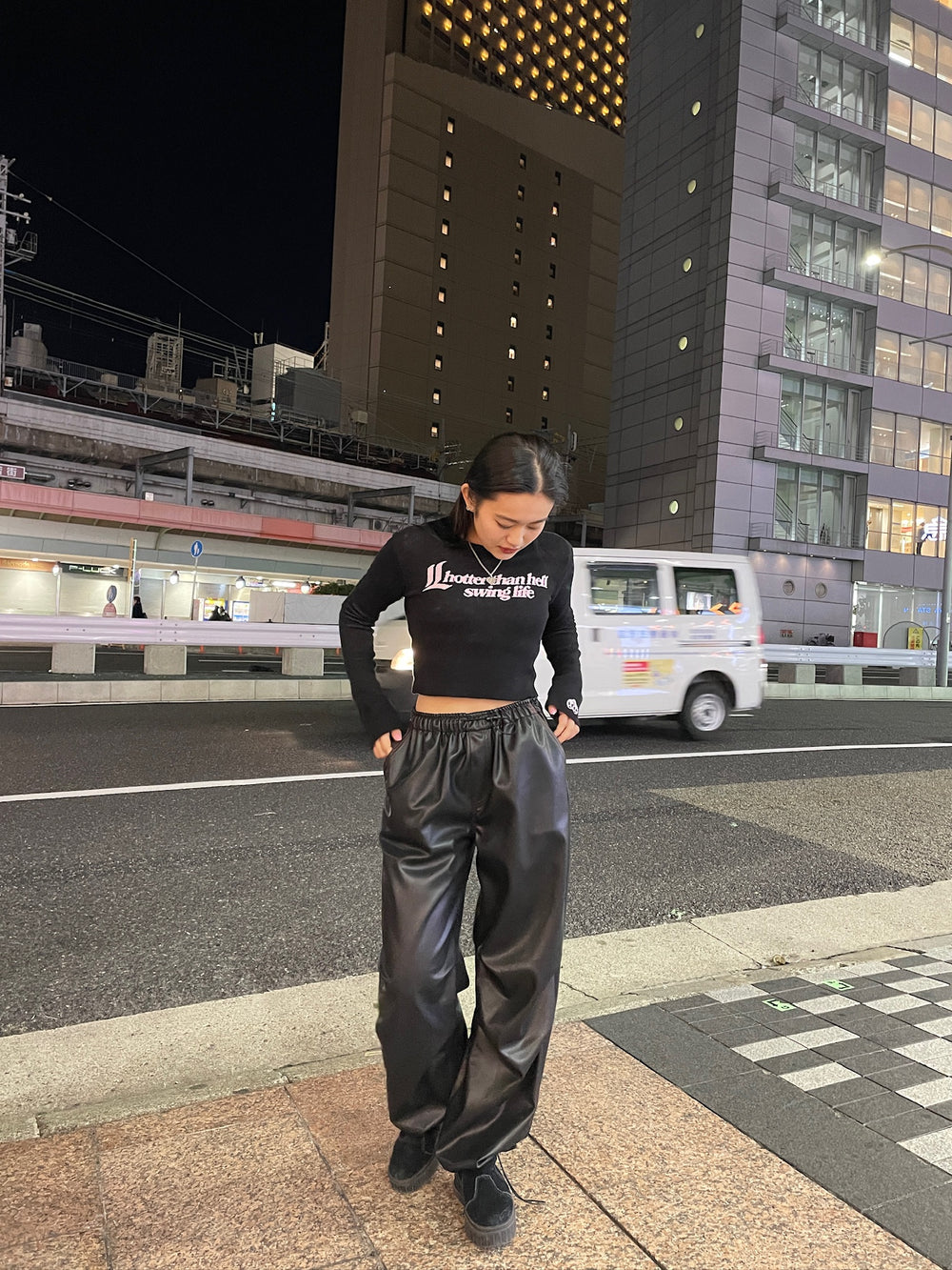 faux leather pants – YZ