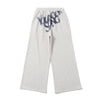 over dye universal logo wide sweat pants