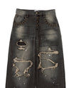Grunge BORO studs denim 