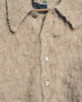 mohair blend knit cardigan