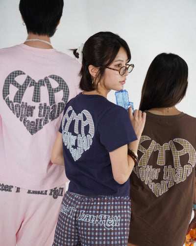 HEART LOGO APPLIQUE TEE