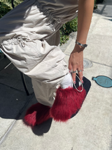 FUR SANDAL