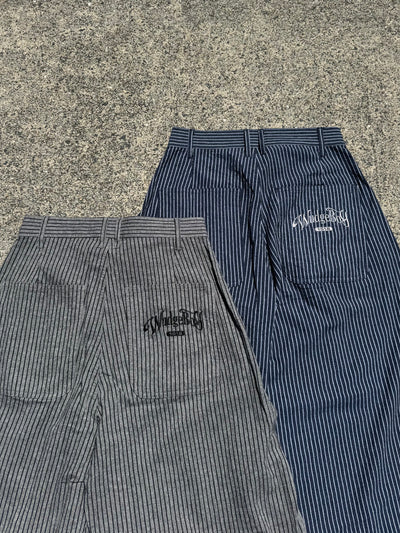 Stripe balloon pants
