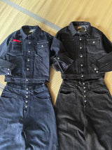 Western short denim jacket