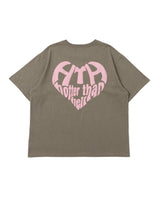 GLITTER HEART LOGO TEE