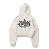 King Logo Front Zip Hoodie