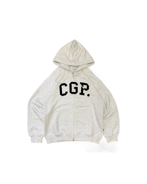 CGP arch logo hooded zip-up CBESUTC001