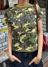 WB camo print ss tee
