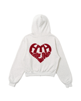 sagara heart logo zip hoodie
