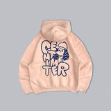 Doodle logo halfzip hoodie