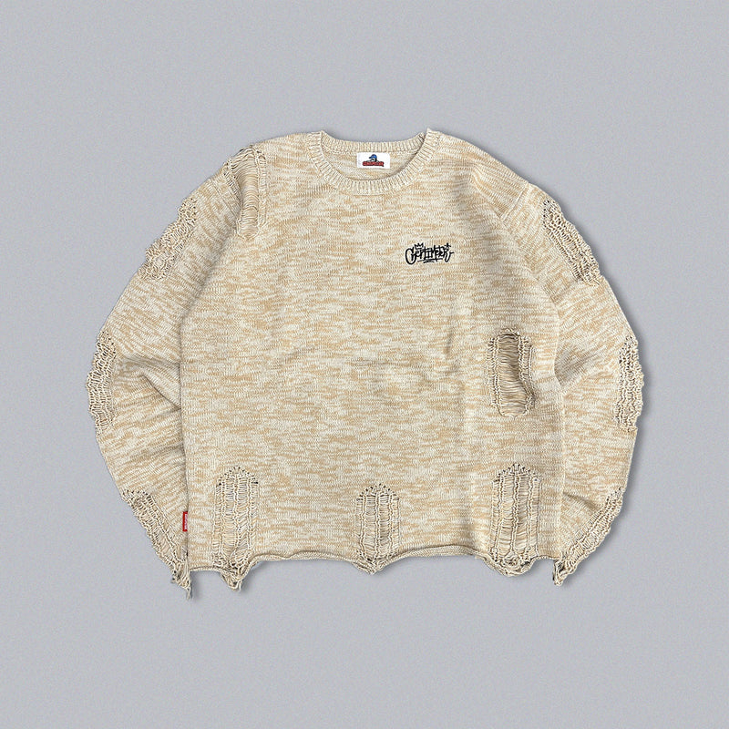 damaged knit