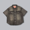 CMT RULER WASHED DENIM SHIRT