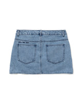LACE FRILL DENIM SK