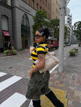 Curve Fit Striped Polo