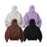 emboss heart logo hoodie