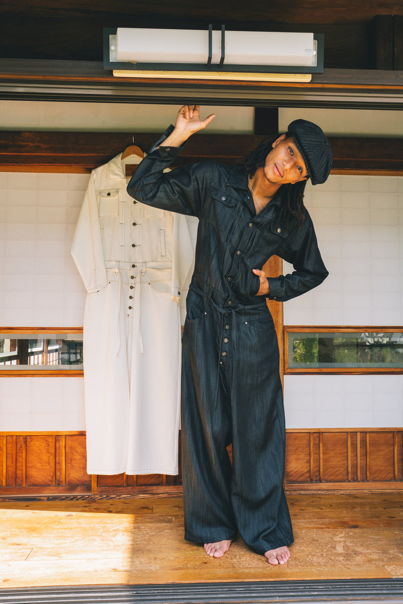 rayon denim all in one