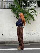 vintage faux leather pants