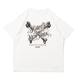 Schott×BADWAY skull graphic TEE