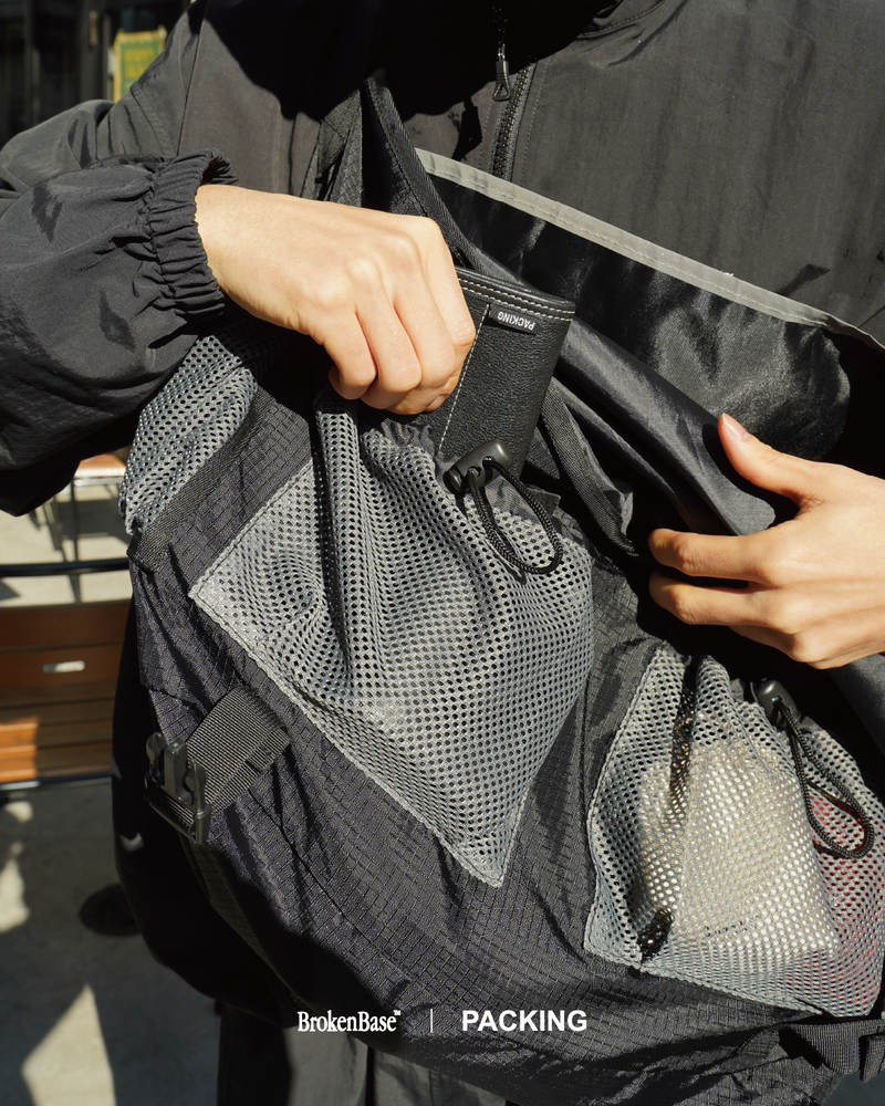 PACKING × Broken Base RIP STOP PC MESSENGER BAG – YZ PACKING × Broken Base RIP STOP PC MESSENGER BAG – YZ