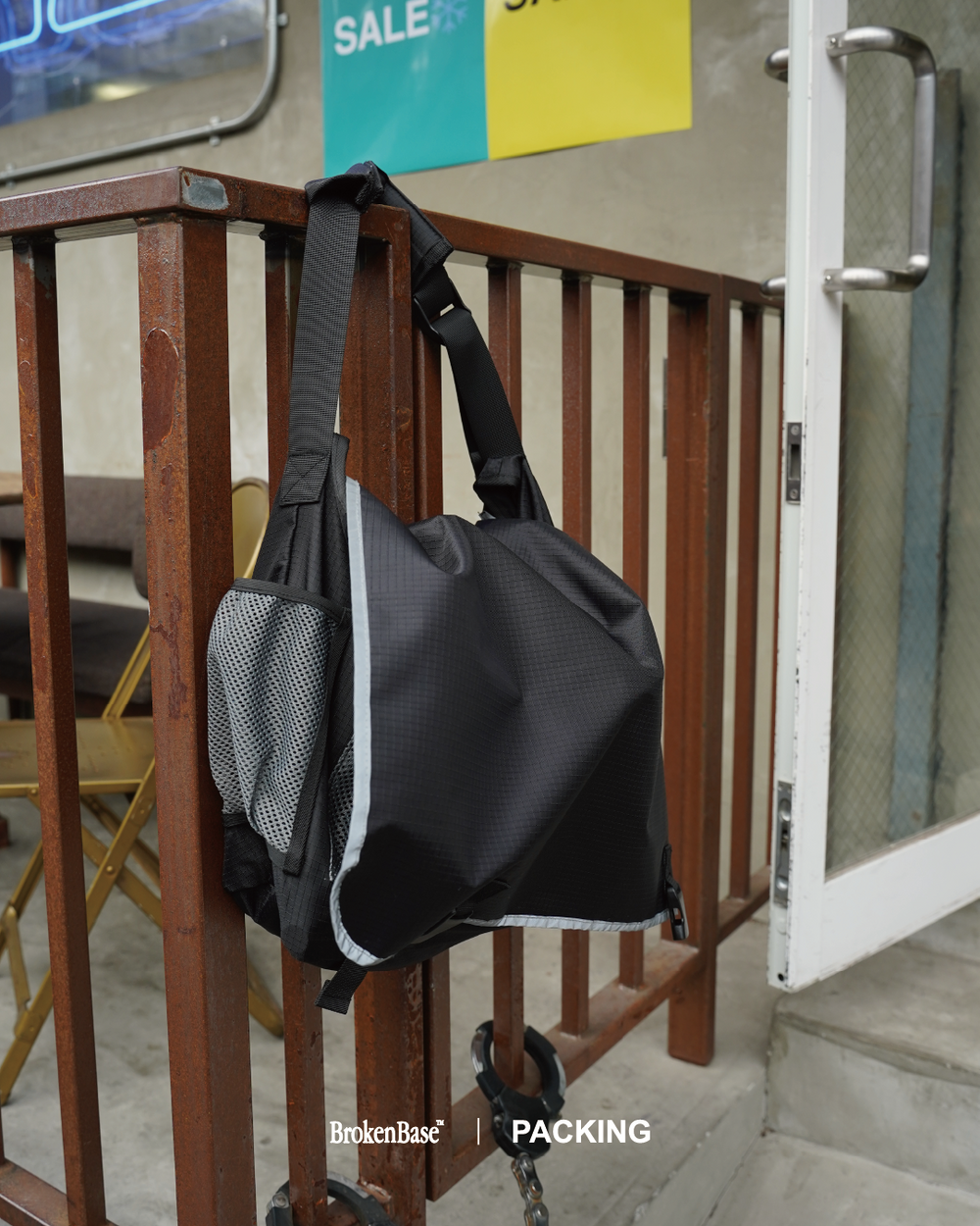 PACKING × Broken Base RIP STOP PC MESSENGER BAG – YZ PACKING × Broken Base RIP STOP PC MESSENGER BAG – YZ