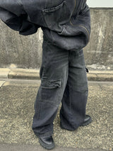 denim cargo pants