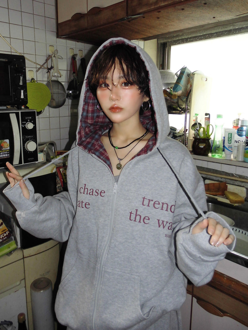 check reversible zip parker 