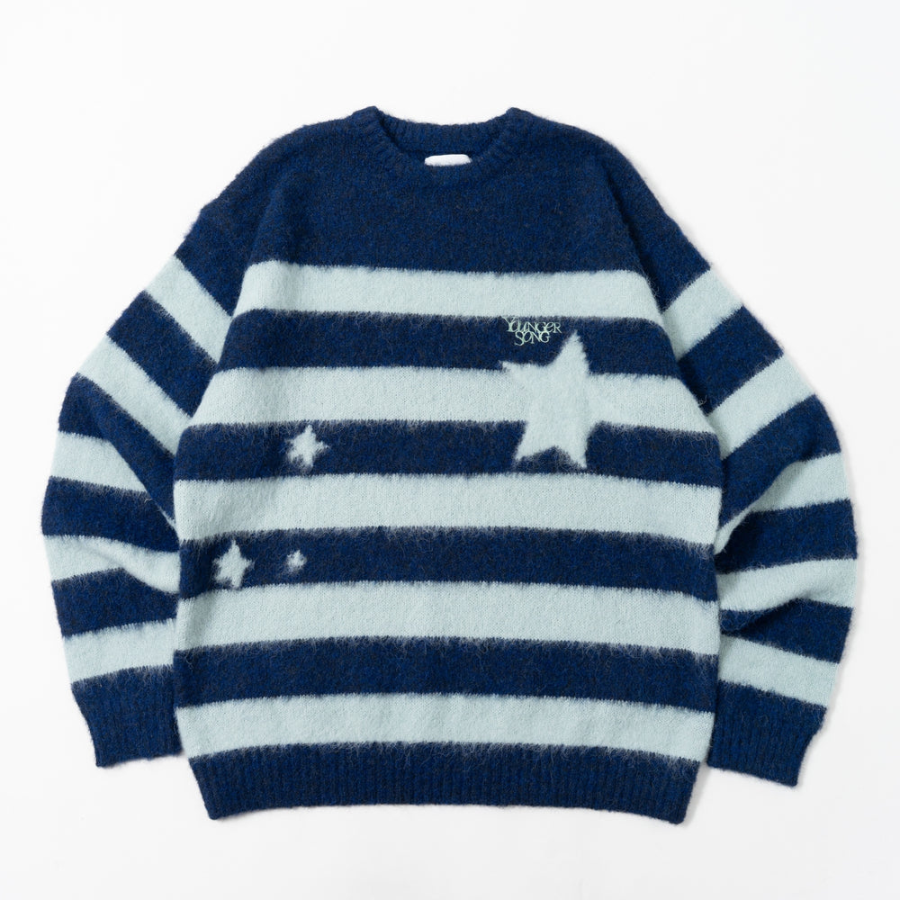 shaggy star border knit – YZ