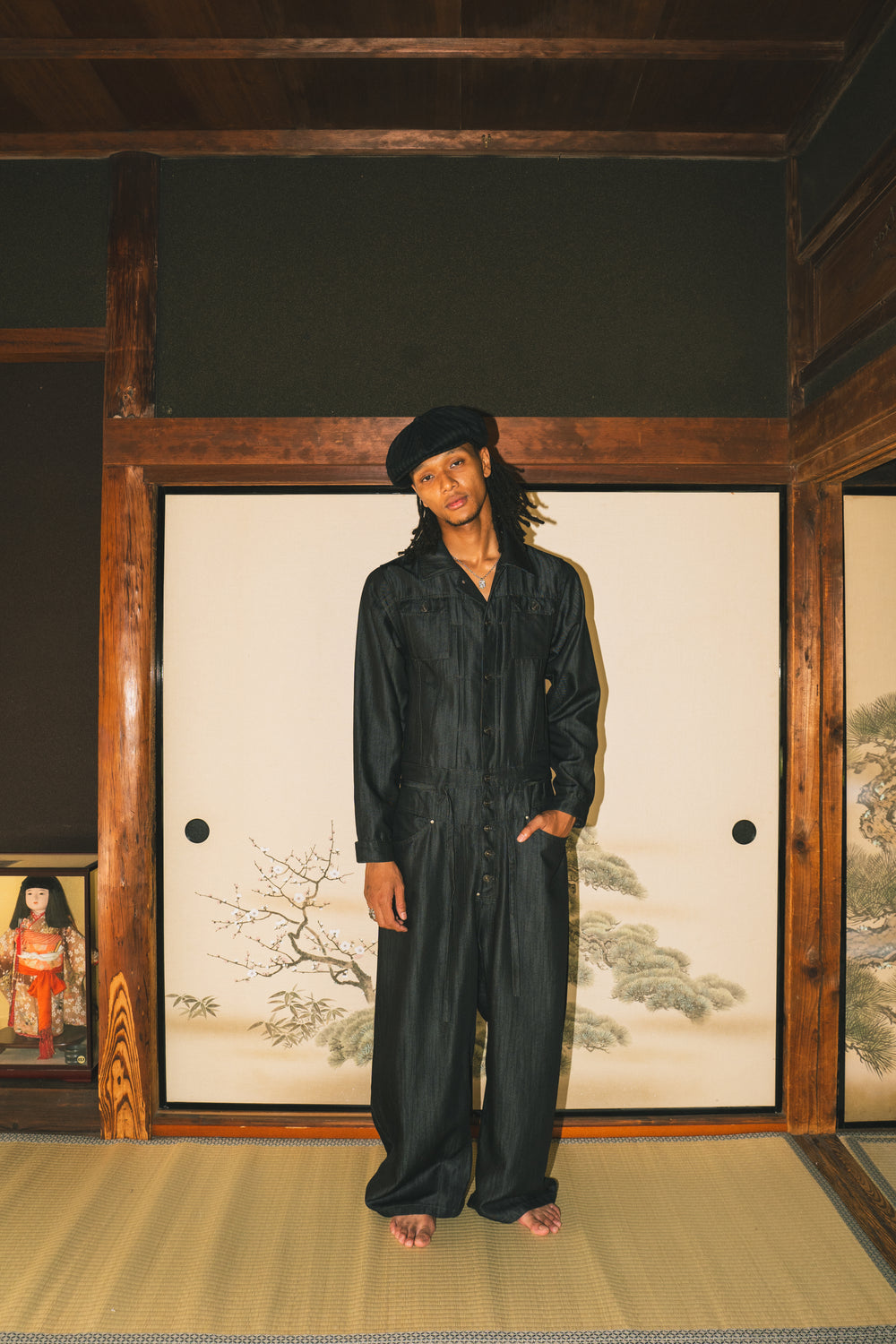 rayon denim all in one – YZ