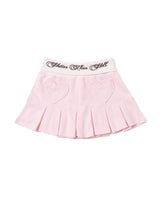 GLITTER PLEATED SKIRT 