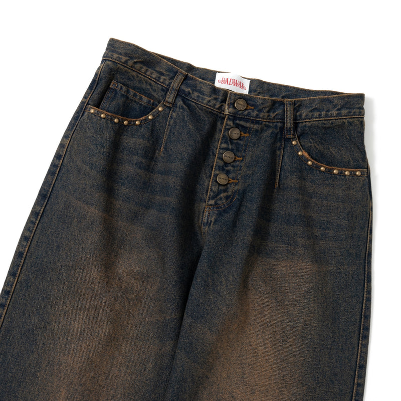 Wave classic denim pants