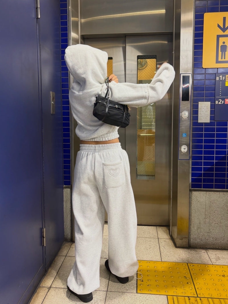 H heart logo river set up