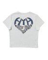 HEART LOGO APPLIQUE TEE