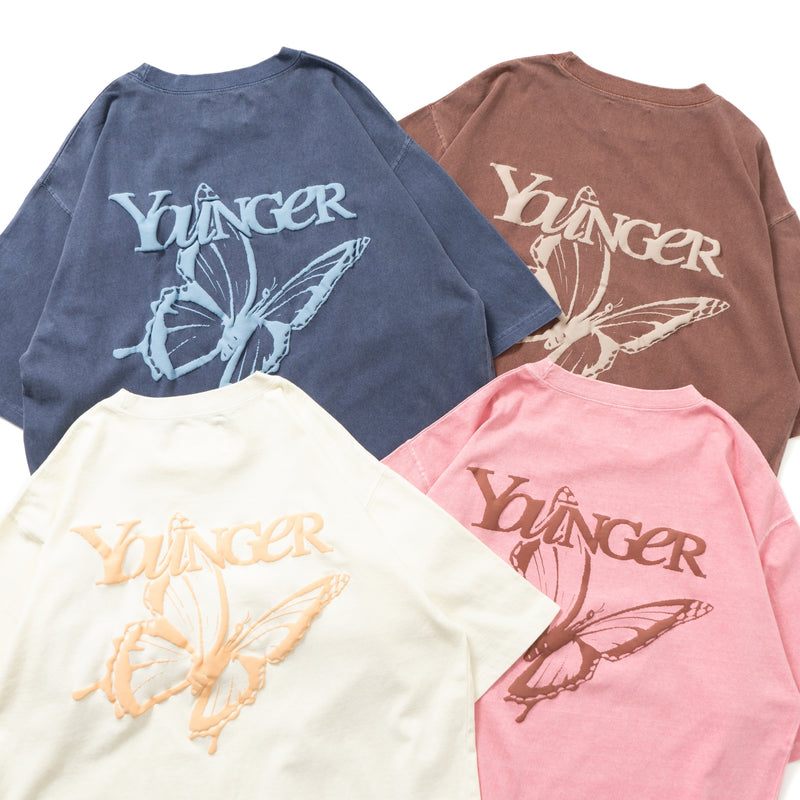 butterfly logo pigment foaming ss tee