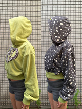 H HEART REVERSIBLE ZIP HOODIE 