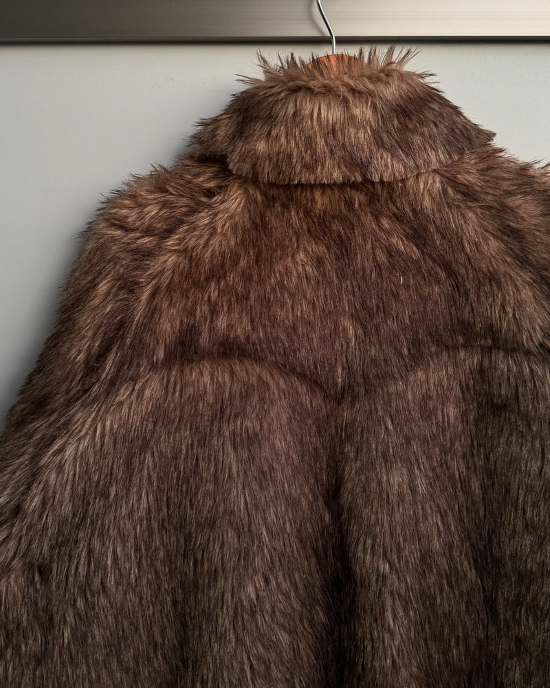 western short fur blouson