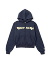 sagara heart logo zip hoodie