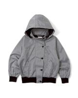 check pattern blouson