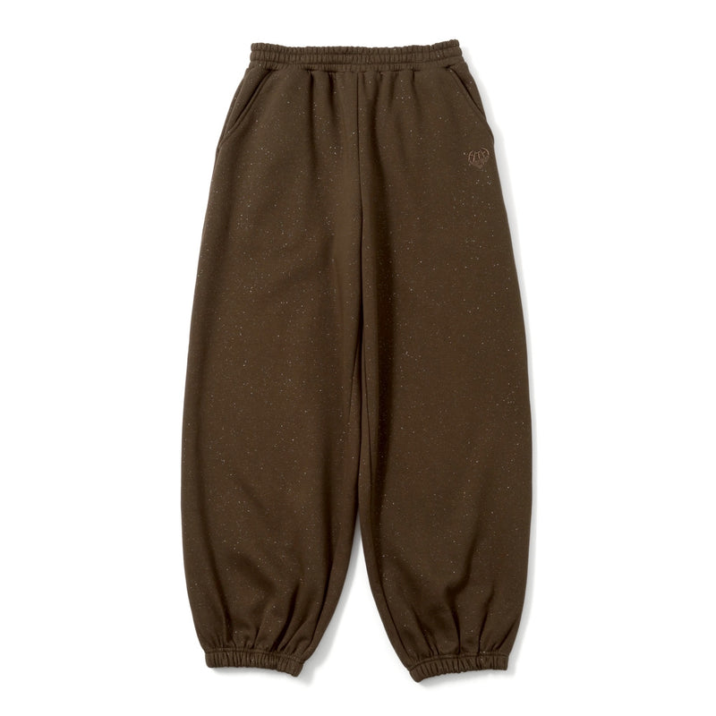 glitter back logo sweat pants