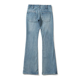 lowrise flare denim