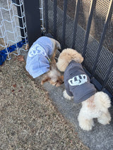 glitter heart logo hoodie (for pets)