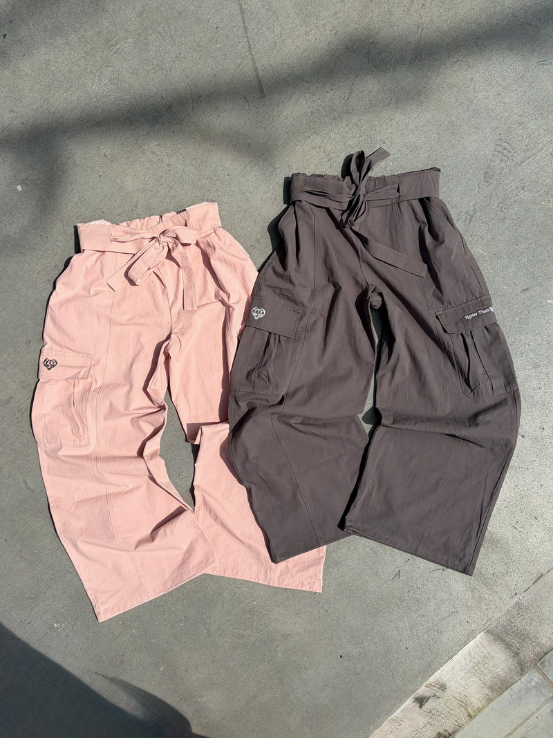 WAIST RIBBON CARGO PANTS – YZ