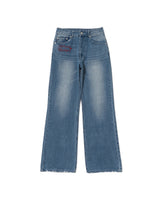 STITCH LOGO STRAIGHT DENIM PANTS
