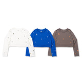 All over pattern long tee